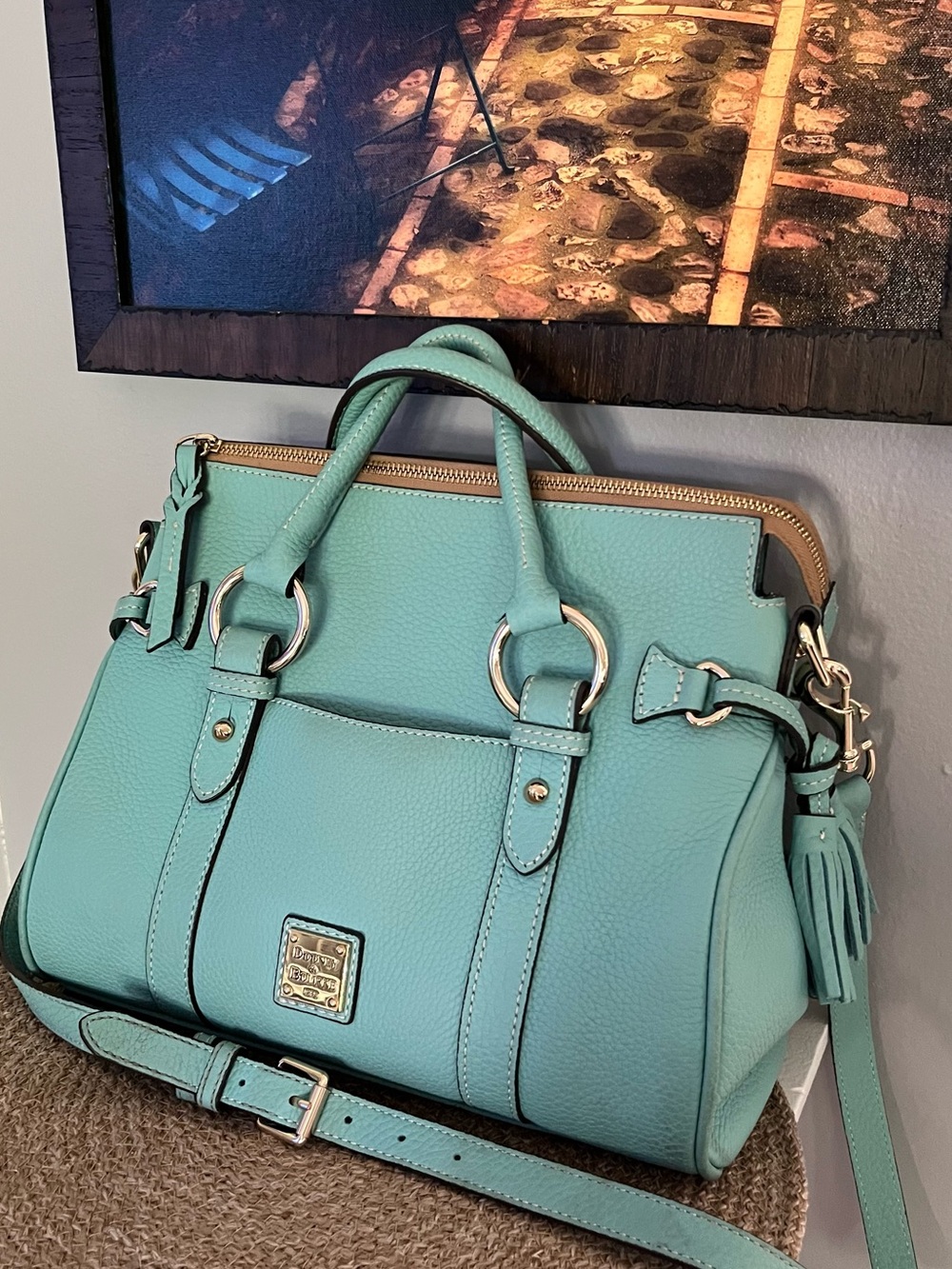 Dooney & Bourke Sorrento Satchel 30 With Pocket - Picture 2 of 5